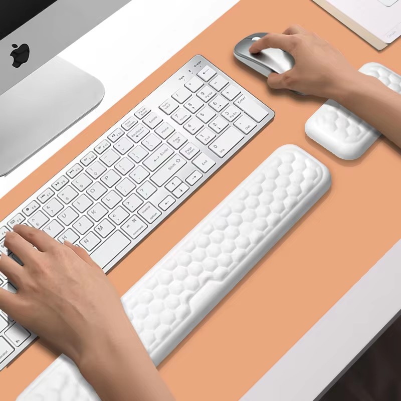 Keyboard Wrist Pad Leather - Ergonomische Handgelenkauflage, Mauspad, Tastatur-Handgelenkauflage mit bequemer