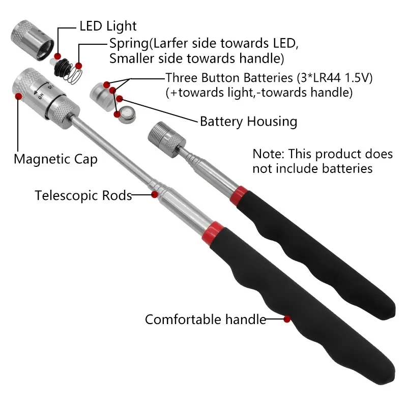 Teleskop-Magnetstift, ausziehb – Pen Holder Magnetic Bewertung und Preis